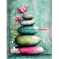 Látkový panel kolekce JAPONSKÁ ZAHRADA 610-67 Látkový panel kolekce JAPONSKÁ ZAHRADA 610-67