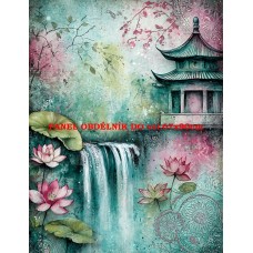 Látkový panel kolekce JAPONSKÁ ZAHRADA 610-76