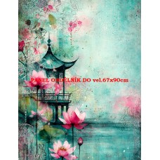 Látkový panel kolekce JAPONSKÁ ZAHRADA 610-77