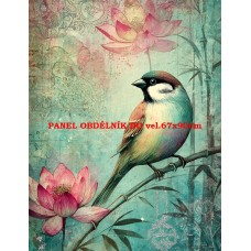 Látkový panel kolekce JAPONSKÁ ZAHRADA 610-80