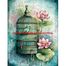 Látkový panel kolekce JAPONSKÁ ZAHRADA 610-83