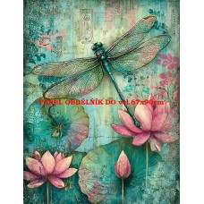 Látkový panel kolekce JAPONSKÁ ZAHRADA 610-85