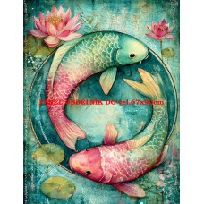 Látkový panel kolekce JAPONSKÁ ZAHRADA 610-86 Látkový panel kolekce JAPONSKÁ ZAHRADA 610-86