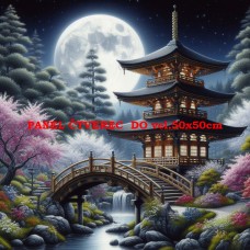 Látkový panel - kolekce JAPONSKÁ ZAHRADA 610-9 Látkový panel - kolekce JAPONSKÁ ZAHRADA 610-9