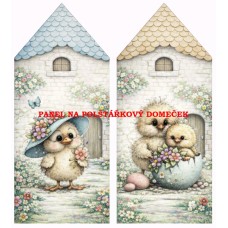 Panel na POLŠTÁŘKOVÝ DOMEČEK VELIKONOČNÍ - 611-10 Panel na POLŠTÁŘKOVÝ DOMEČEK VELIKONOČNÍ - 611-10