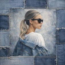 Látkový panel  kolekce DENIM  614-1