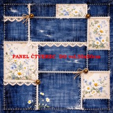 Látkový panel  kolekce DENIM  614-177