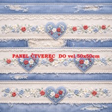 Látkový panel  kolekce DENIM  614-227