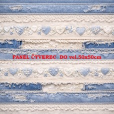 Látkový panel  kolekce DENIM  614-231