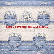 Látkový panel  kolekce DENIM  614-232
