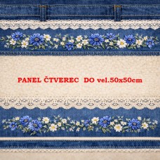 Látkový panel  kolekce DENIM  614-241