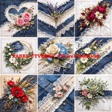 Látkový panel kolekce DENIM 614-259 Látkový panel kolekce DENIM 614-259