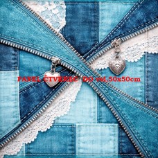 Látkový panel  kolekce DENIM  614-343
