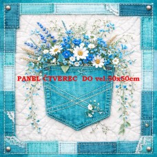 Látkový panel  kolekce DENIM  614-356