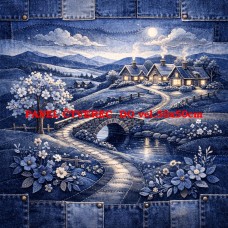 Látkový panel  kolekce DENIM  614-386