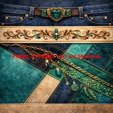 Látkový panel  kolekce DENIM  614-434