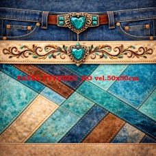 Látkový panel  kolekce DENIM  614-440