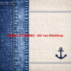 Látkový panel  kolekce DENIM  614-458