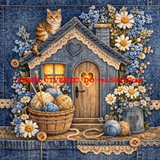 Látkový panel  kolekce DENIM   614-562