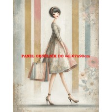 Látkový panel kolekce FASHION LADIES 615-14 Látkový panel kolekce FASHION LADIES 615-14