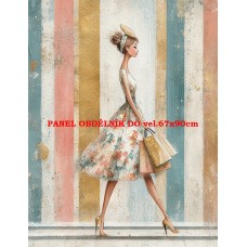 Látkový panel kolekce FASHION LADIES 615-15 Látkový panel kolekce FASHION LADIES 615-15