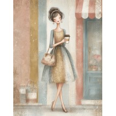 Látkový panel kolekce FASHION LADIES 615-17 Látkový panel kolekce FASHION LADIES 615-17