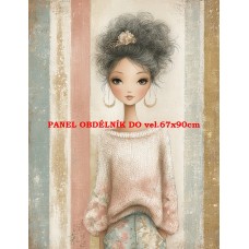 Látkový panel kolekce FASHION LADIES 615-2 Látkový panel kolekce FASHION LADIES 615-2