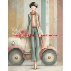 Látkový panel  kolekce  FASHION LADIES  615-40