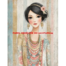 Látkový panel kolekce FASHION LADIES 615-8 Látkový panel kolekce FASHION LADIES 615-8