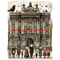 Látkový panel  kolekce  ROZTOMILÝ LONDÝN  617-10