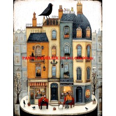 Látkový panel  kolekce  ROZTOMILÝ LONDÝN  617-12