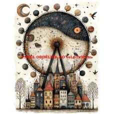 Látkový panel  kolekce  ROZTOMILÝ LONDÝN  617-31