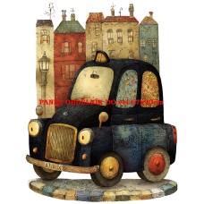 Látkový panel  kolekce  ROZTOMILÝ LONDÝN  617-35