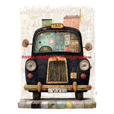 Látkový panel  kolekce  ROZTOMILÝ LONDÝN  617-36