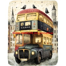 Látkový panel  kolekce  ROZTOMILÝ LONDÝN  617-37