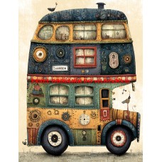 Látkový panel  kolekce  ROZTOMILÝ LONDÝN  617-38