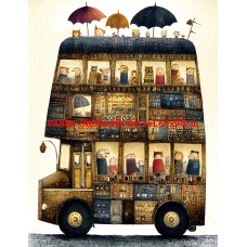 Látkový panel  kolekce  ROZTOMILÝ LONDÝN  617-39