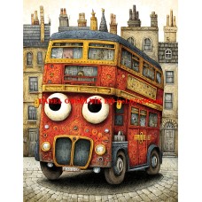 Látkový panel  kolekce  ROZTOMILÝ LONDÝN  617-40