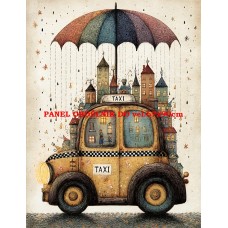 Látkový panel  kolekce  ROZTOMILÝ LONDÝN  617-41