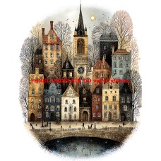 Látkový panel  kolekce  ROZTOMILÝ LONDÝN  617-8