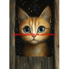 Látkový panel  kolekce KOČIČÍ  SVĚT  618-10