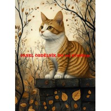 Látkový panel  kolekce KOČIČÍ  SVĚT  618-12