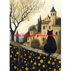 Látkový panel  kolekce KOČIČÍ  SVĚT  618-14