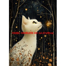 Látkový panel  kolekce KOČIČÍ  SVĚT  618-15