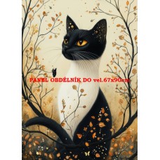 Látkový panel kolekce KOČIČÍ SVĚT 618-29 Látkový panel kolekce KOČIČÍ SVĚT 618-29