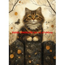 Látkový panel kolekce KOČIČÍ SVĚT 618-35 Látkový panel kolekce KOČIČÍ SVĚT 618-35