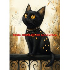 Látkový panel  kolekce KOČIČÍ  SVĚT  618-4