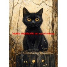 Látkový panel  kolekce KOČIČÍ  SVĚT  618-45