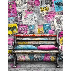 Látkový panel kolekce POP ART GRAFFITI 619-77