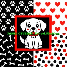 Látkový panel kolekce KONTRASTNÍ PANELY  620-24